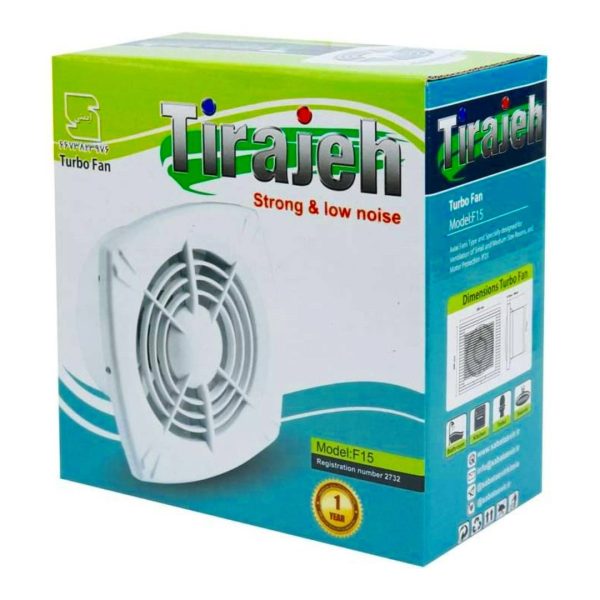 هواکش خانگی تیراژه سری Turbo مدل F15