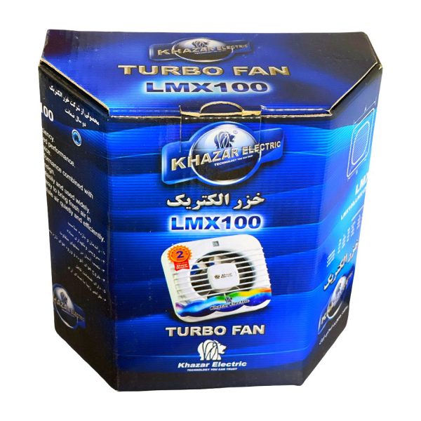 هواکش 10 سانت خزر الکتریک مدل LMX100 توربو فن