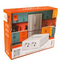محافظ فلزی دو خانه یخچال فریزر امگا مدل F2100