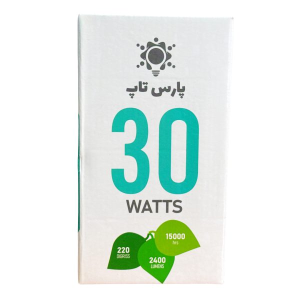 لامپ 30 وات استوانه ای پارس تاپ