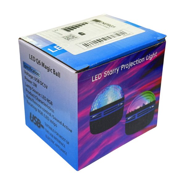 چراغ دیسکویی رومیزی کنترل دار XKL-Q6T