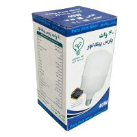 لامپ 40 وات استوانه ای پارس پیک نور